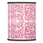 Pink and white scrollwork