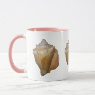 Pink and White Sea Shells Mug