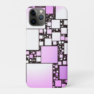 Pink and White Square Dancing iPhone/iPad Case