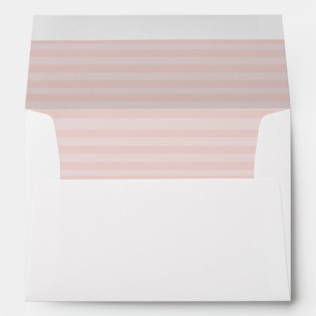 Pink and White Stripe Envelope (Back (Bottom))