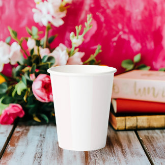 Pink and White Stripe  Paper Cups