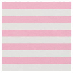 Pink and White Striped Fabric