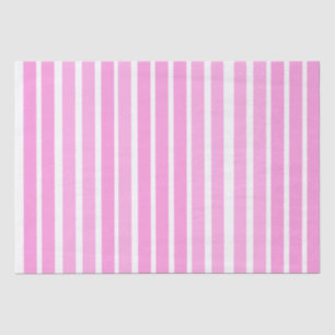 Pink and White Stripes  Tissue Paper