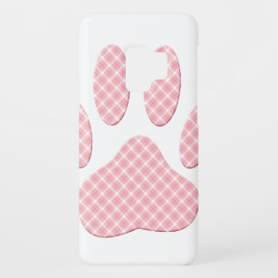 Pink And White Tartan Dog Paw Print Case-Mate Samsung Galaxy S9 Case