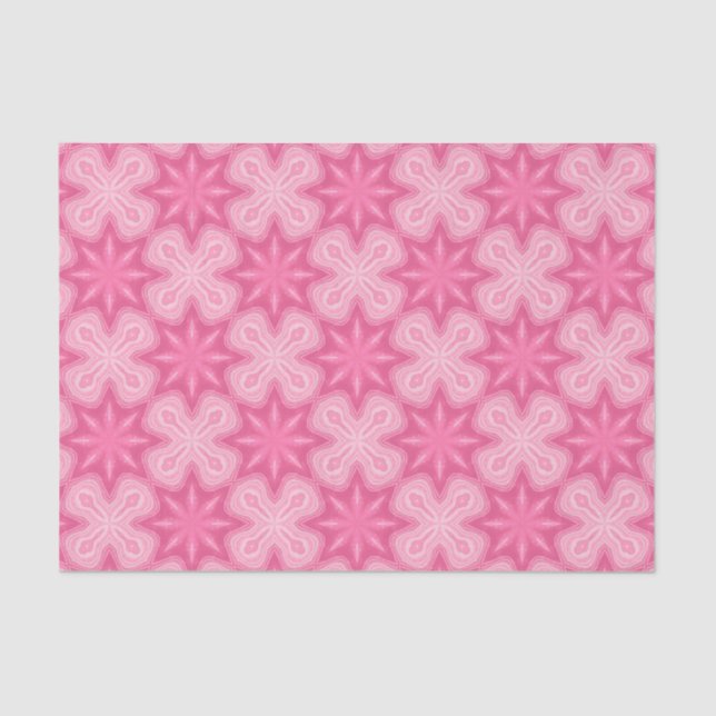 Pink And White Tissue Paper (Front)