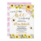 Pink and yellow bumble bee girl baby shower