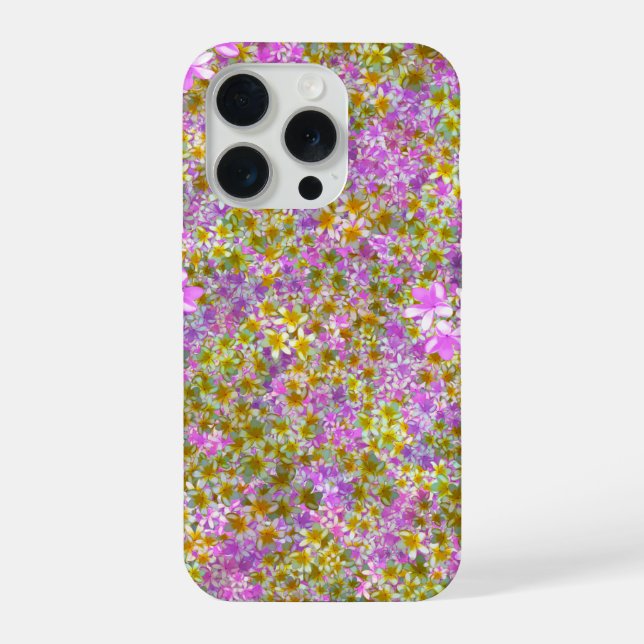 Pink And Yellow Frangipanis, iPhone Case (Back)