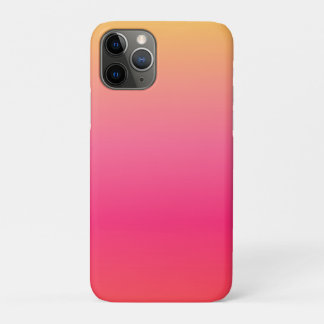 Pink and yellow gradient design  iPhone 11 pro case