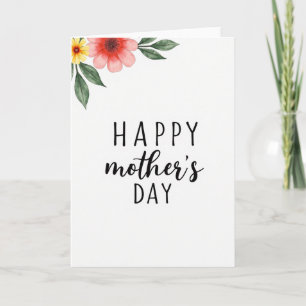Pink And Yellow Happy Day Card