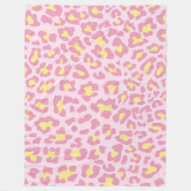 Pink and Yellow Leopard Print