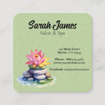 Pink and yellow lotus flowers on stones