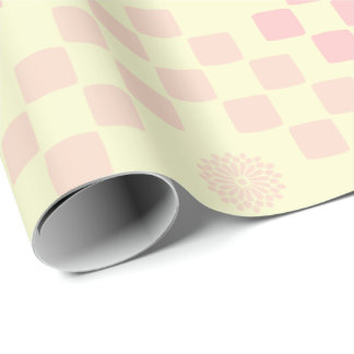 Pink and Yellow Pastel Wrapping Paper