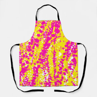 Pink and Yellow Spatter Apron