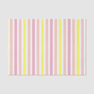 Pink and Yellow Stripes Tissue Paper
