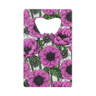 Pink anemone garden