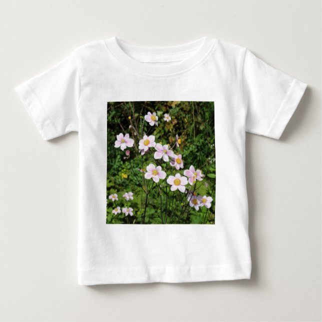 Pink Anemones Baby T-Shirt (Front)