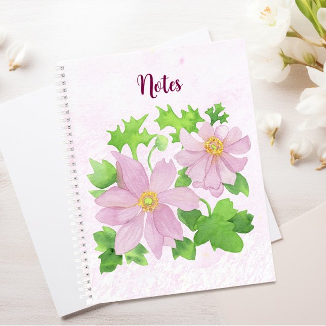 Pink Anenome Notebook (Creator Uploaded)