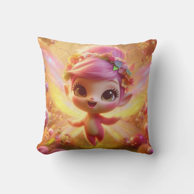 Pink Angel  Cushion (Front)
