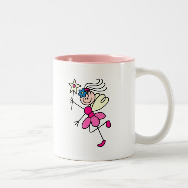 Pink Angel Fairy With Wand Mug (Right)