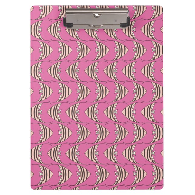 Pink Angel Fish Clipboard (Front)