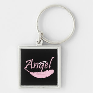 Pink Angel Key Ring