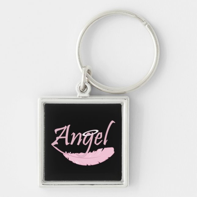 Pink Angel Key Ring (Front)