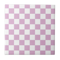 Pink Angora Chequerboard