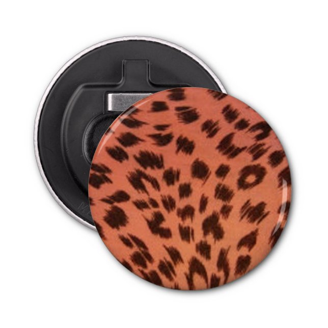 PINK ANIMAL PRINT  BOTTLE OPENER (Front)