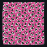 Pink Animal Print / Camo Pet Bandanna<br><div class="desc">Pink Animal Print / Camo on Pink Background</div>