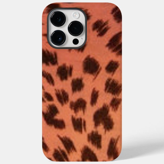 PINK ANIMAL PRINT  Case-Mate iPhone CASE (Back)