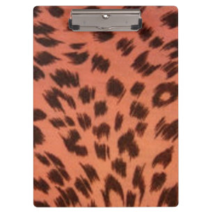 PINK ANIMAL PRINT CLIPBOARD