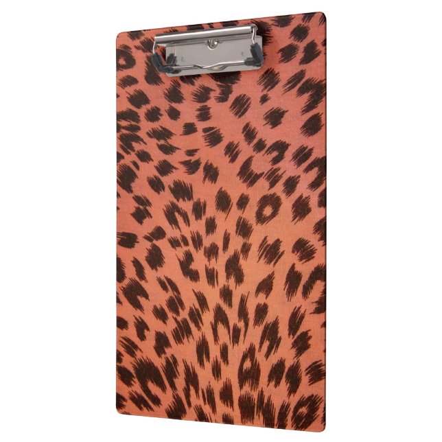 PINK ANIMAL PRINT CLIPBOARD (Left)