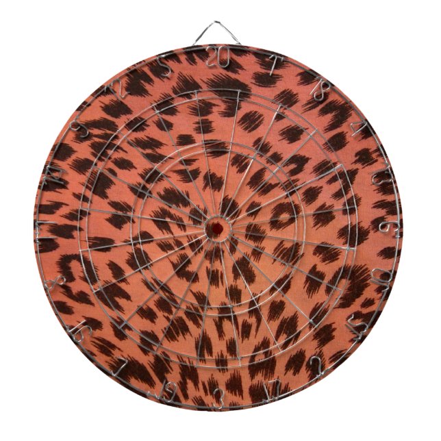 PINK ANIMAL PRINT DARTBOARD (Front)