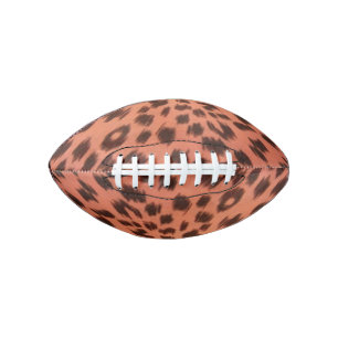 PINK ANIMAL PRINT  FOOTBALL