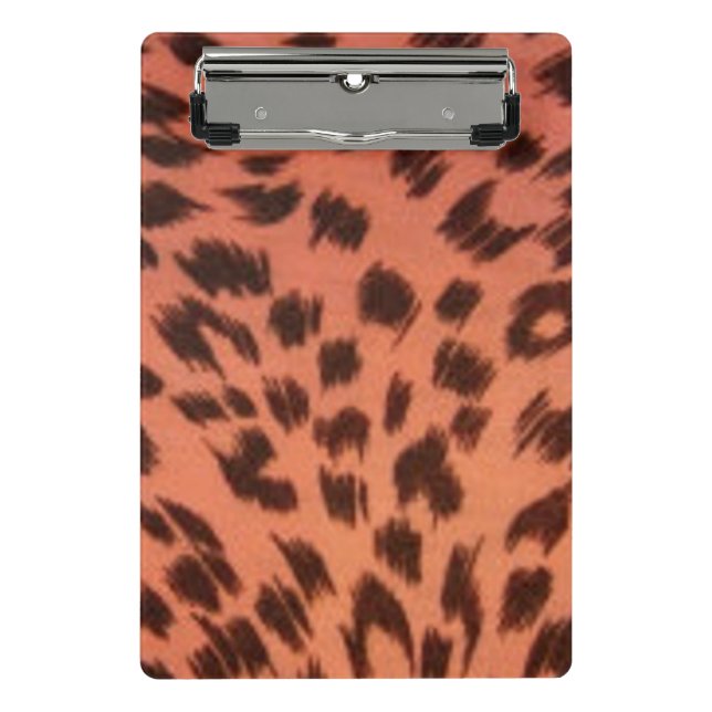 PINK ANIMAL PRINT  MINI CLIPBOARD (Front)