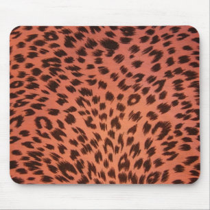 PINK ANIMAL PRINT MOUSE PAD