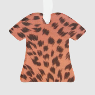 PINK ANIMAL PRINT ORNAMENT