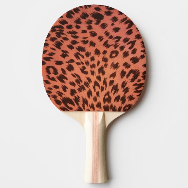 PINK ANIMAL PRINT PING PONG PADDLE (Front)