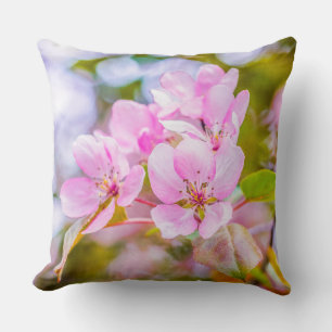 Pink Apple Blossom Cushion
