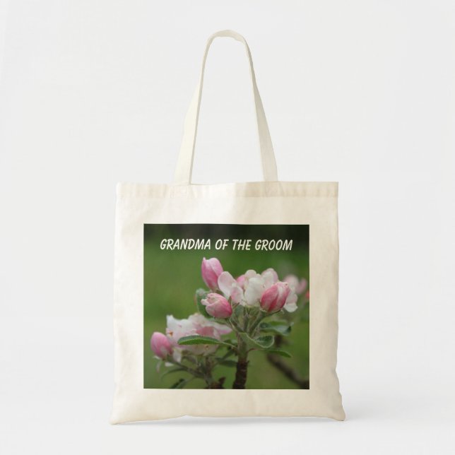 Pink apple blossom wedding bag (Front)