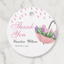 Pink April Showers Bring May Flower Baby Shower