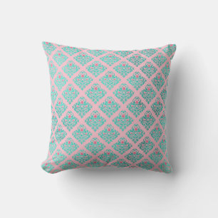 Pink Aqua Diamond LUXURY CUSTOM CUSHION