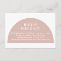 Pink Arch Books for Baby Baby Shower  Enclosure Ca