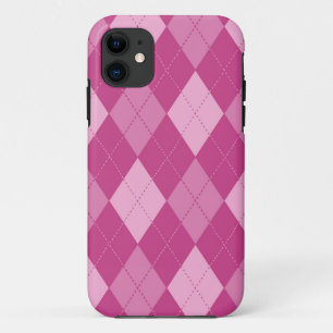 Pink Argyll iPhone 11 Case