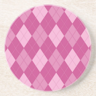 Pink Argyll Coaster
