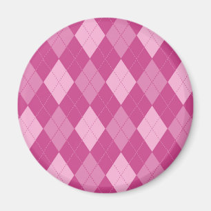 Pink Argyll Magnet