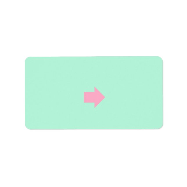 Pink Arrow Labels (Front)
