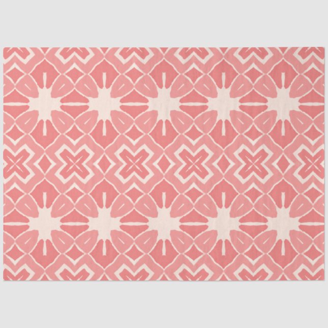 Pink art deco design decoupage paper (Front)