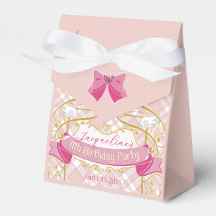 Pink Art Nouveau Magical Girl Birthday Favour Box