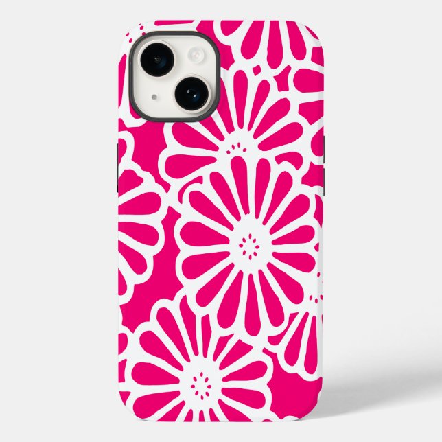 Pink Asian Moods Floral Case-Mate iPhone Case (Back)